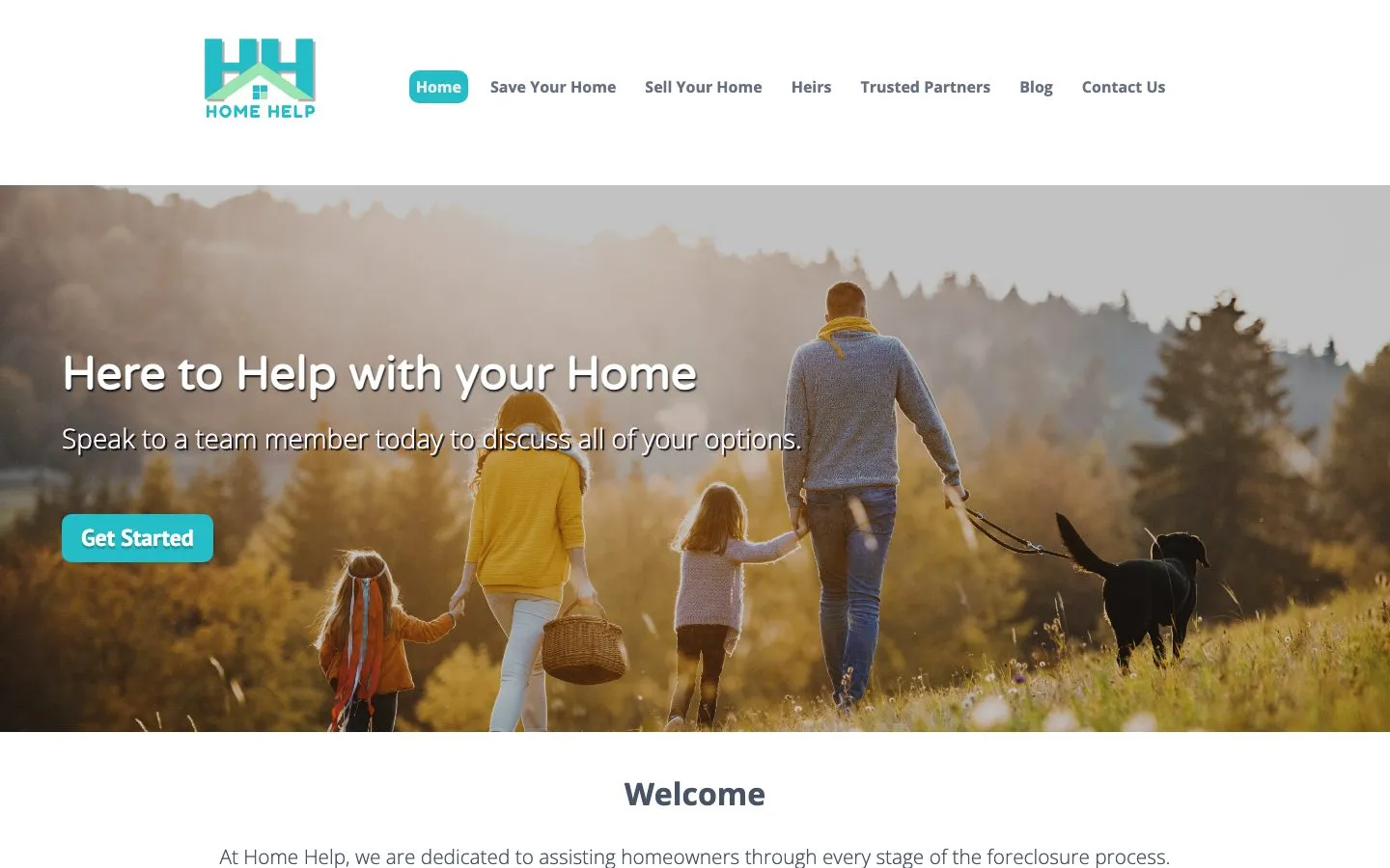 Home Help NY website, built by Webtastic