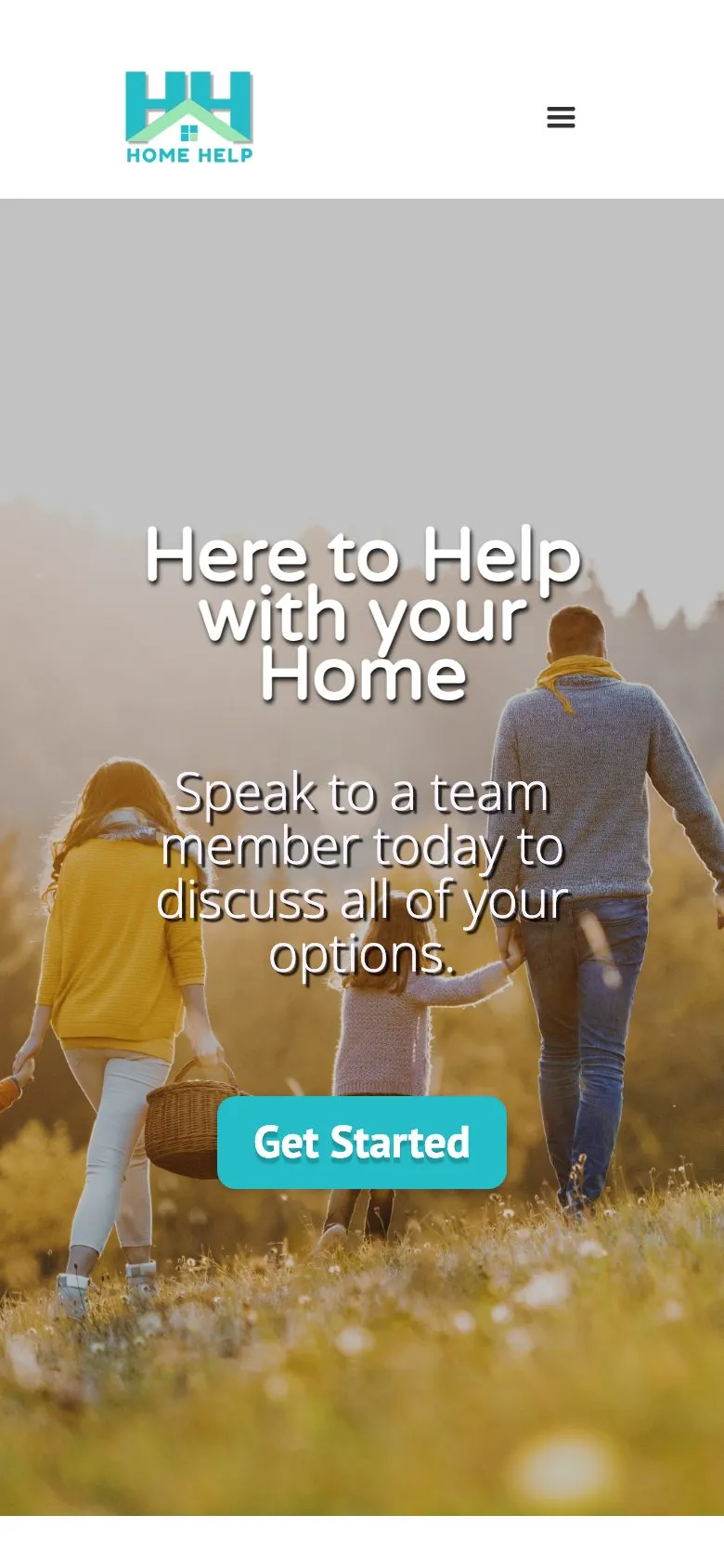 Home Help NY on a phone